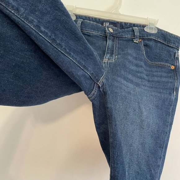 GAP DENIM 9" Denim Bermuda Shorts Dark Wash Indigo Blue Jean Shorts 14 / 32 32" - Picture 6 of 16